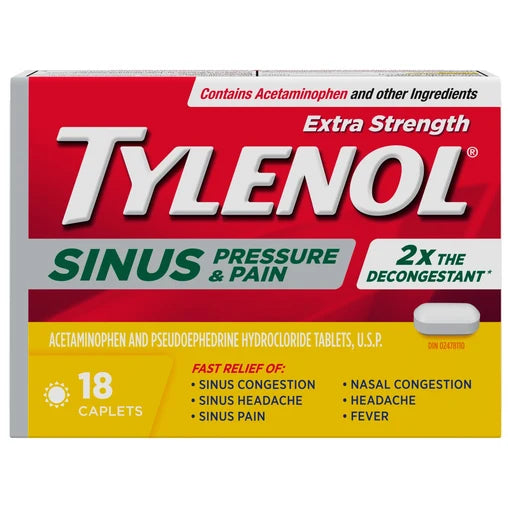 TYLENOL SINUS PRESSURE & PAIN TB 36 TABLET
