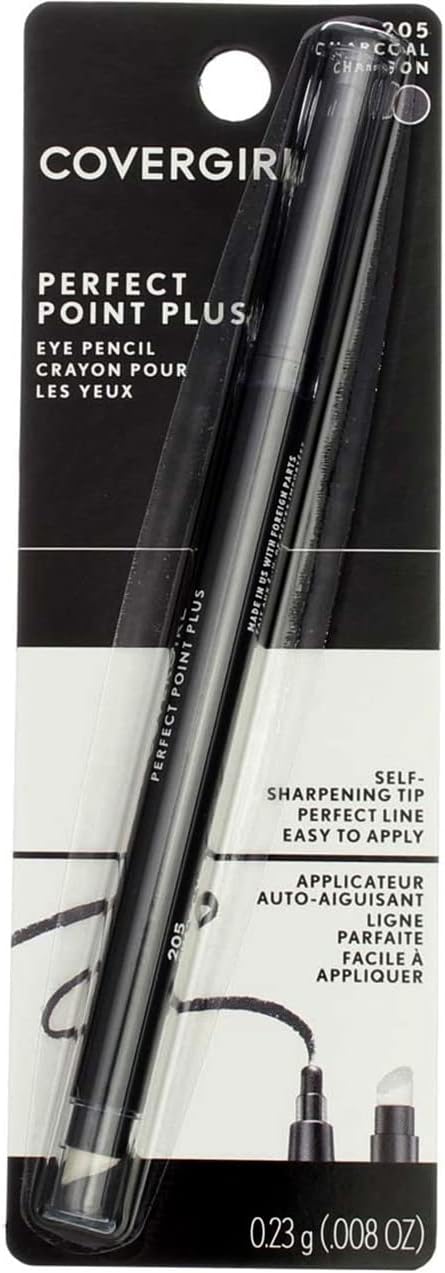 COVER GIRL PERFECT POINT PLUS EYE LINER CHARCOAL pack of 2
