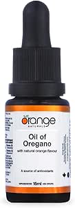 Orange Naturals      Oil of Oregano min 75% carvacrol, orange MCT      15 mL