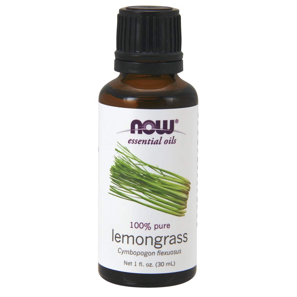 NOW Organic Lemongrass Oil (Cymbopogon flexuosus)30mL