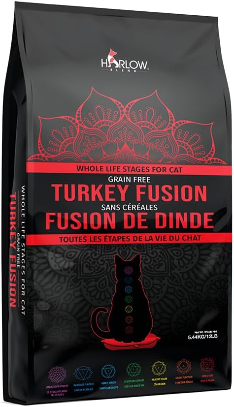 HARLOW BLEND Harlow Pet Food Grain Free Fusions HARLOW BLEND Harlow Pet Food Grain Free Fusions Turkey Fusion Cat 5.44kg