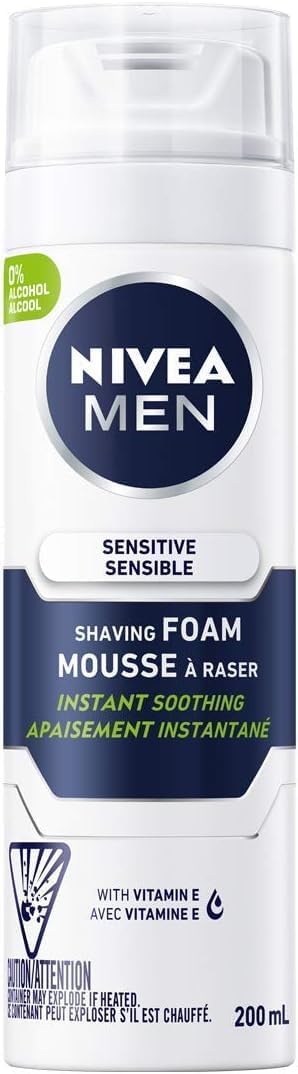 NIVEA MEN SENSITIVE SHAVING FOAM 200ML AEROSOL