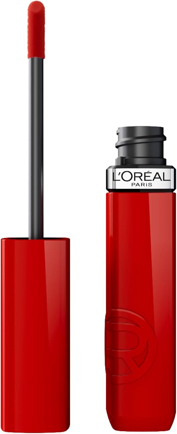 L'OREAL INFALLIBLE LAQUE LIPSTICK RED BISOU pack of 2