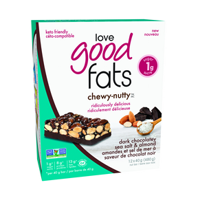 Love Good   Chewy Nutty Bars   Chewynutty Drk Choc Sea Salt Almond Bar40G