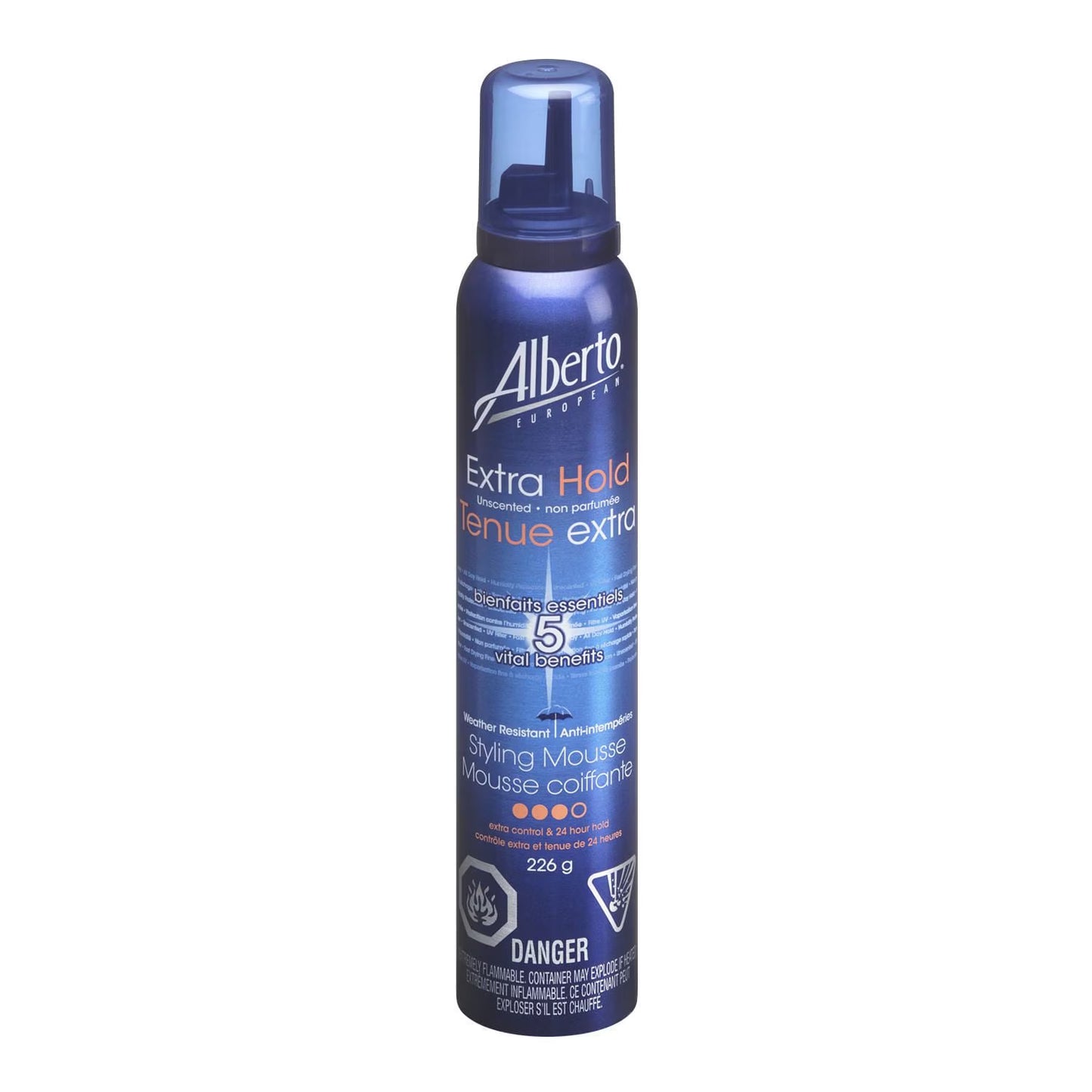 ALBERTO EUROPEAN MOUSSE STYLE UNSCENT 226G