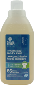 Nature Clean   Laundry Liquid   Concentrated Laundry Detergent Unscented1L