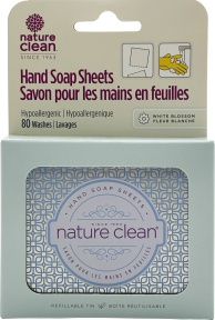 Nature Clean Hand Soap Sheets Hand Soap Sheets White Blossom80CT