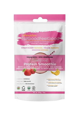 EATGOOD FEELGOOD   Strawberry Banana, 250g