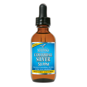 Natural Path Silver Wings   Colloidal Silver 50 PPM dropper 120ml