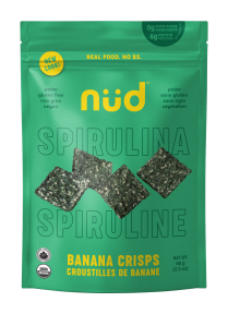 Nud Fud   Crisps   Spirulina Banana Crisps66G