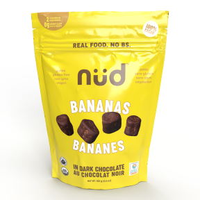 Nud Fud   Dark Chocolate   Dark Chocolate Covered Bananas100G