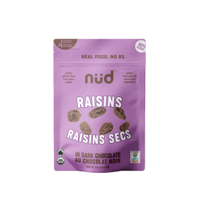 Nud Fud   Dark Chocolate   Dark Chocolate Covered Raisins120G