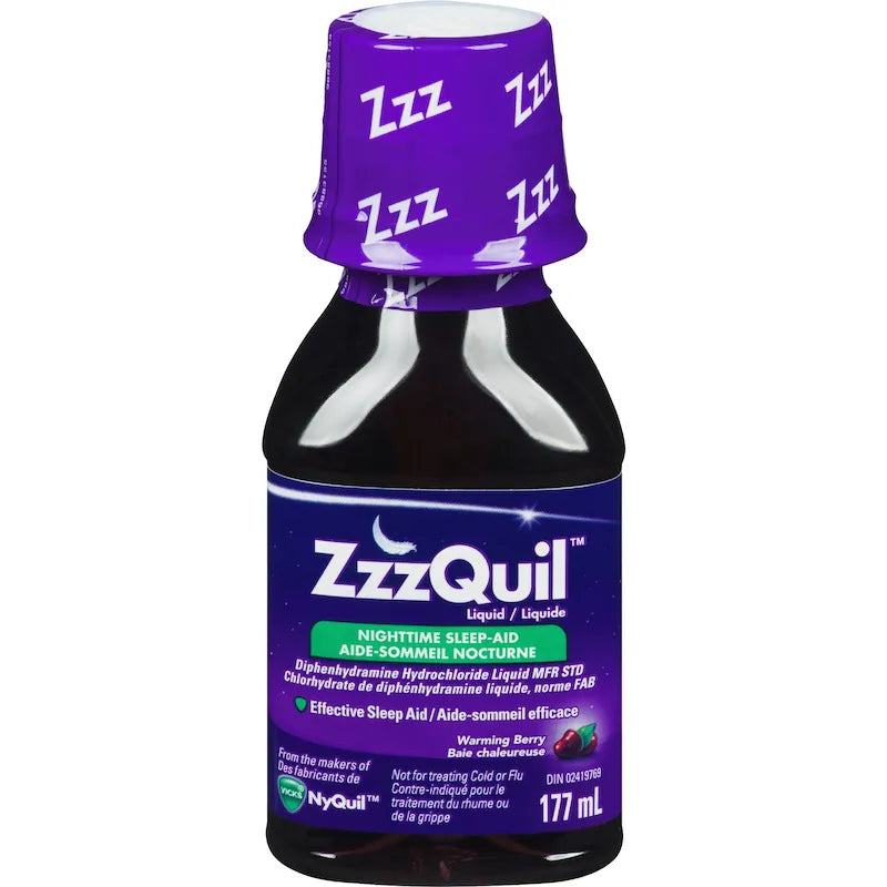 ZZZQUIL WARM BERRY 177ML LIQUID