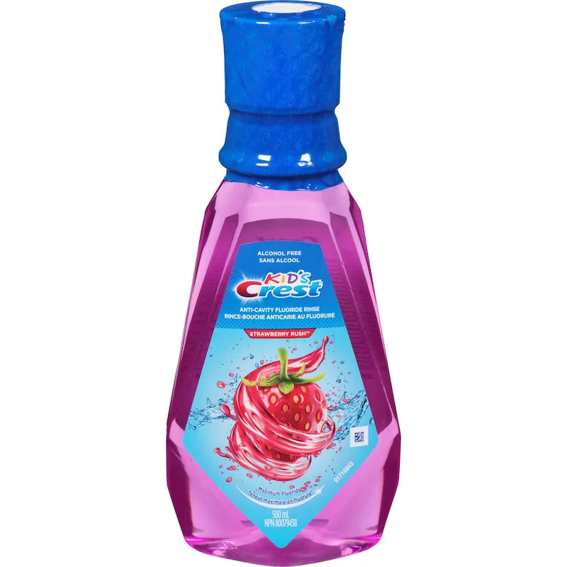 CREST KIDS RINSE STRAWBERRY 500ML