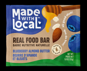Made with Local-Real Food Bar - Blueberry Grunt