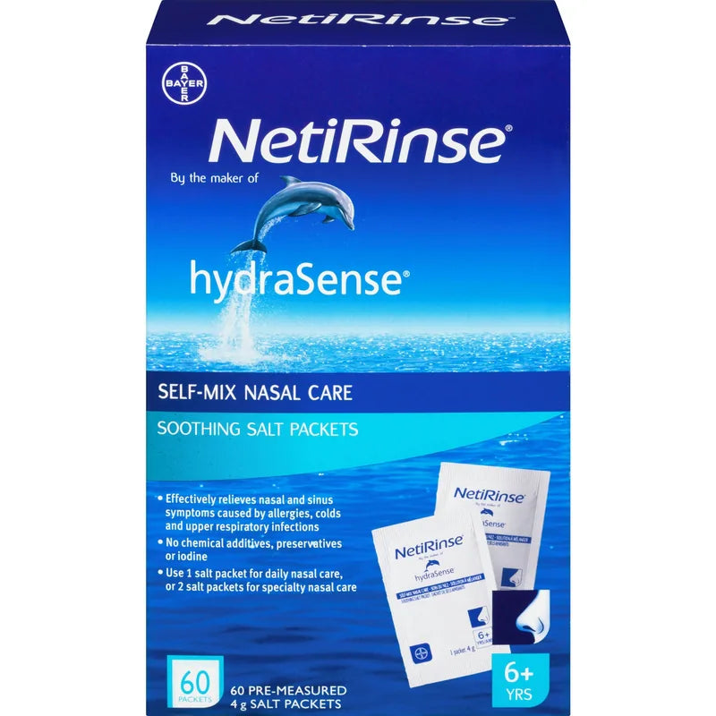 NETIRINSE SOOTHING SALTS FORMULA SACHETS 60 POWDER PACKET