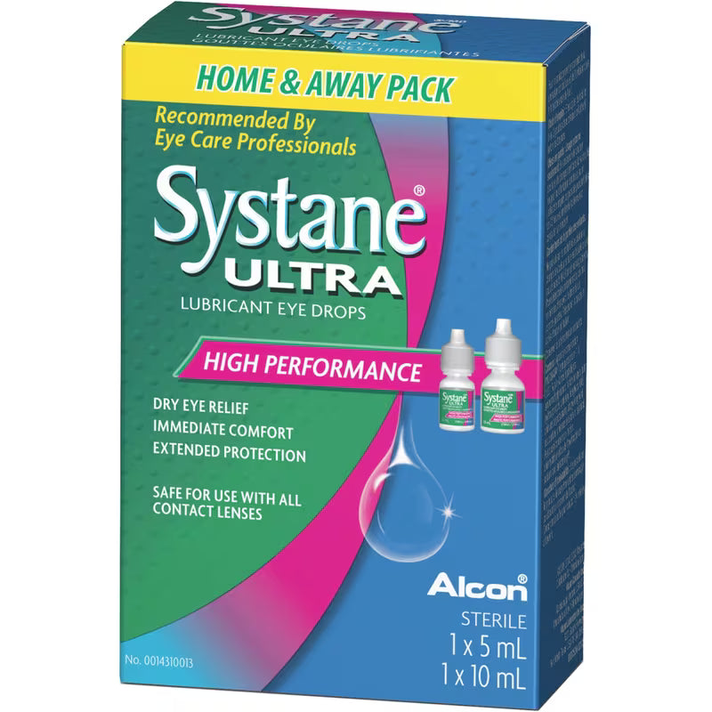 SYSTANE ULTRA DROPS EYES HOME/AWAY 10+5ML