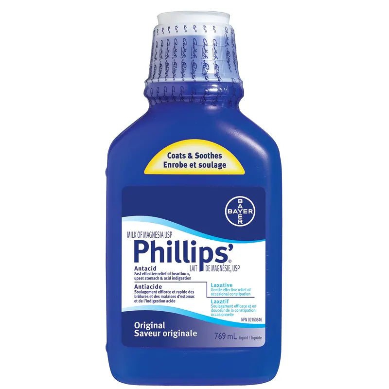 PHILLIPS MILK OF MAGNESIA ORIGINAL 769ML LIQUID
