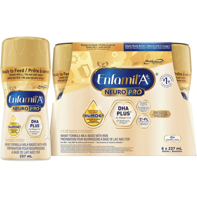 ENFAMIL A+ NEUROPRO READY TO FEED 6X237ML LIQUID pack of 4