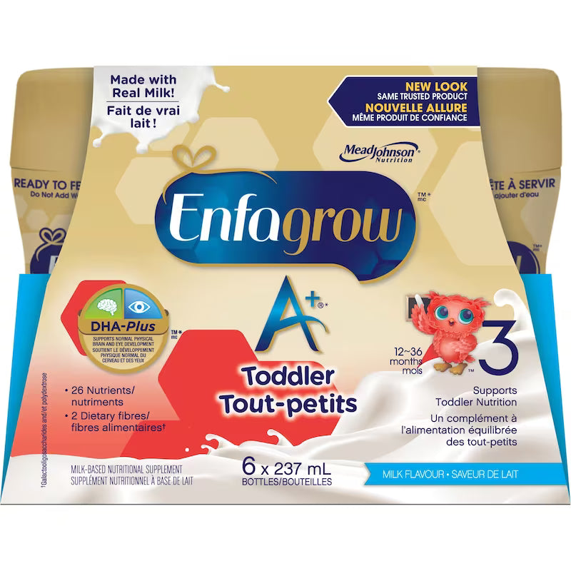 ENFAGROW A+MILK READY TO DRINK 6X237ML LIQUID pack of 4