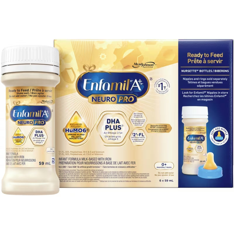 ENFAMIL A+ NEUROPRO NURSETTES 6X59ML LIQUID pack of 8