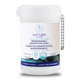 Natura Solutions   Biodegradable Disinfecting Wipes 25ct