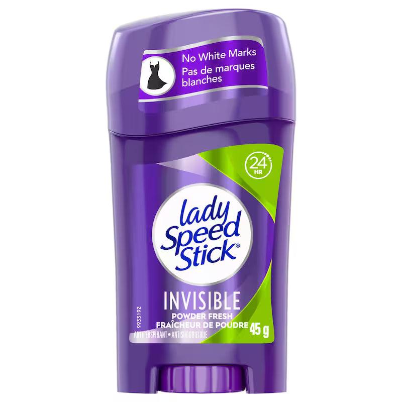 LADY SPEED STICK INVISIBLE ANTIPERSPIRANT PD 45G STICK MED.
