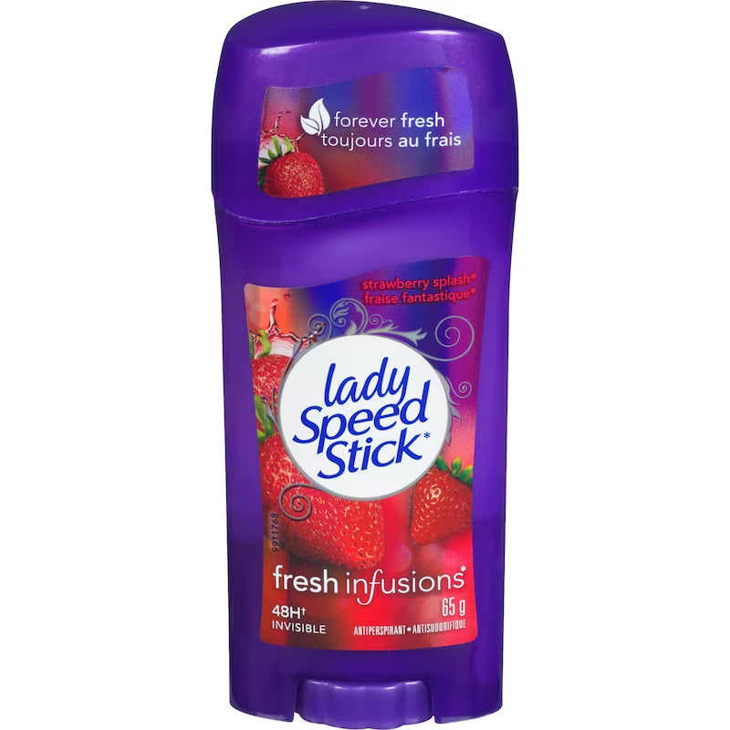 LADY SPD STICK FRESH INFUSIONS STBRY SPLASH 65G