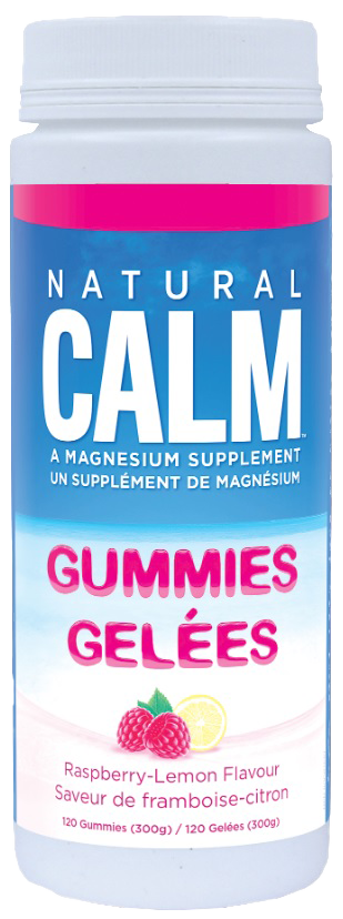 Natural Calm Canada    Natural Calm Gummies-Raspberry-Lemon (120 count)