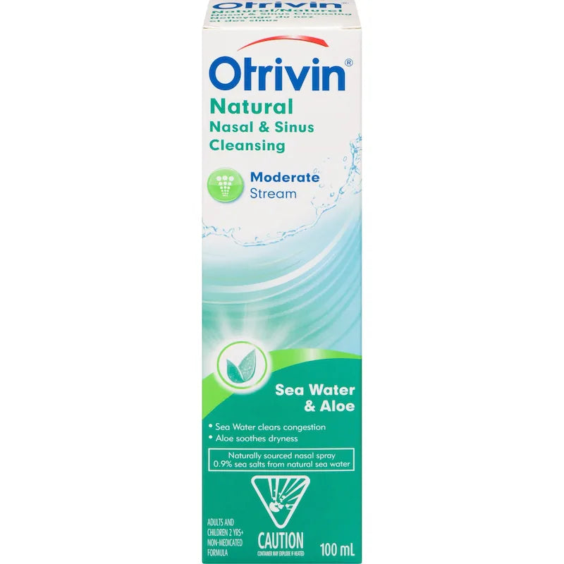 OTRIVIN SEA WATER/ALOE MODERATE STREAM 100ML