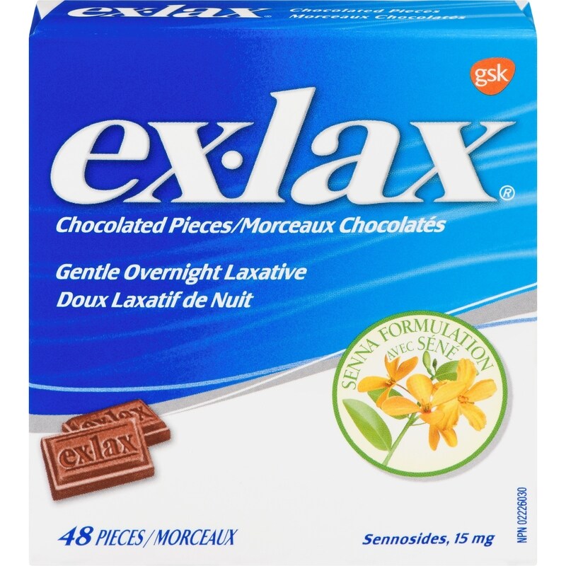 EXLAX SENNA CHOCOLATE TB 48 TABLET