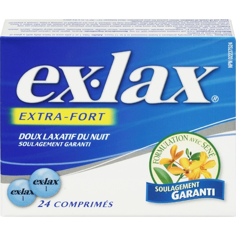 EXLAX SENNA FORMULA XST TB 25MG 24 TABLET