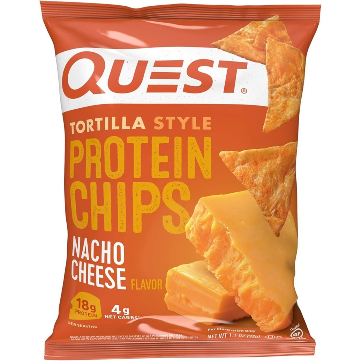 Quest Tortilla Chips, Nacho 113g