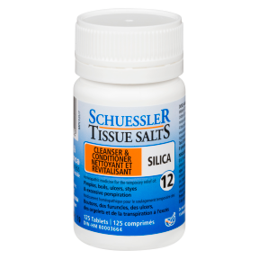 SCHUESSLER TISSUE SALTS - TABLETS SILICA 125 tabs - (6X)
