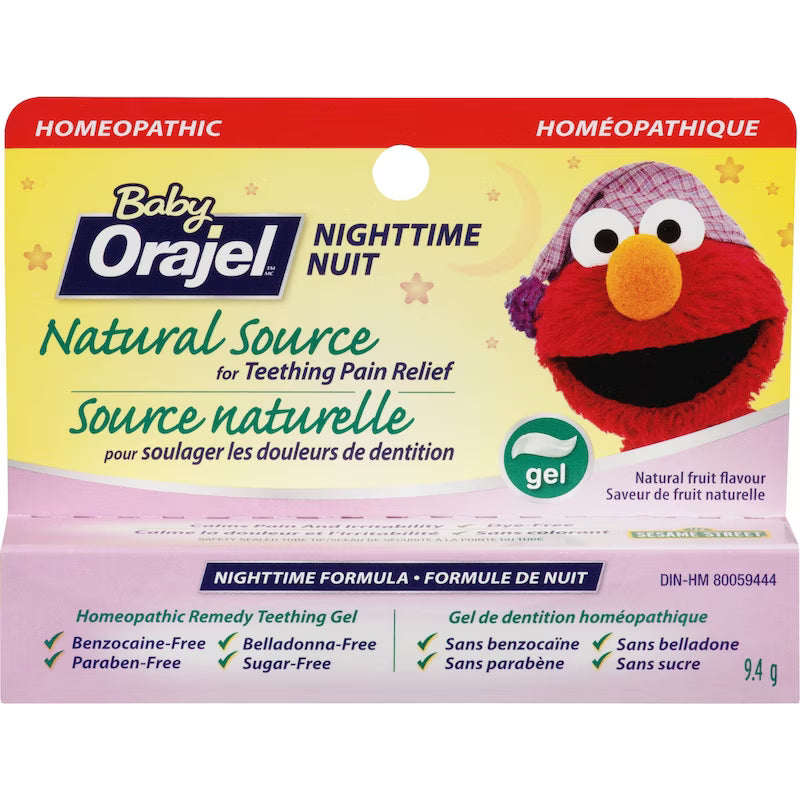 ORAJEL BABY HOMEOPATIC NIGHT TIME GEL 9.4G GEL