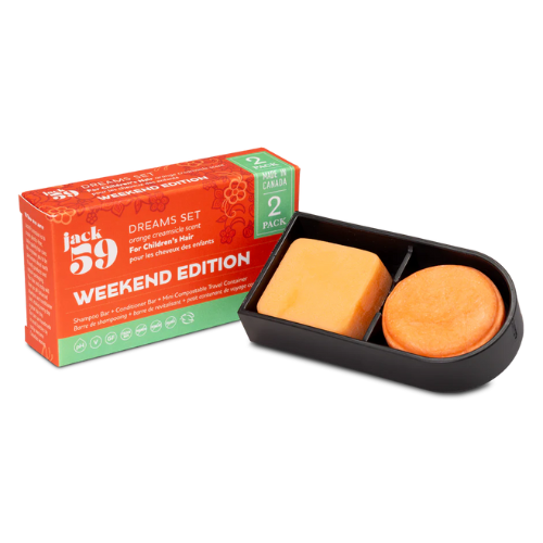 Jack59 DREAMS Shampoo + Conditioner + Container