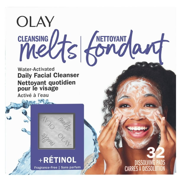 OLAY CLEANSING MELTS FACIAL W/RETINOL 32