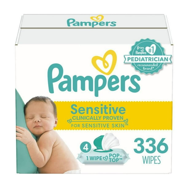 PAMPERS BABY WIPES SENSITIVE FITMENT 336