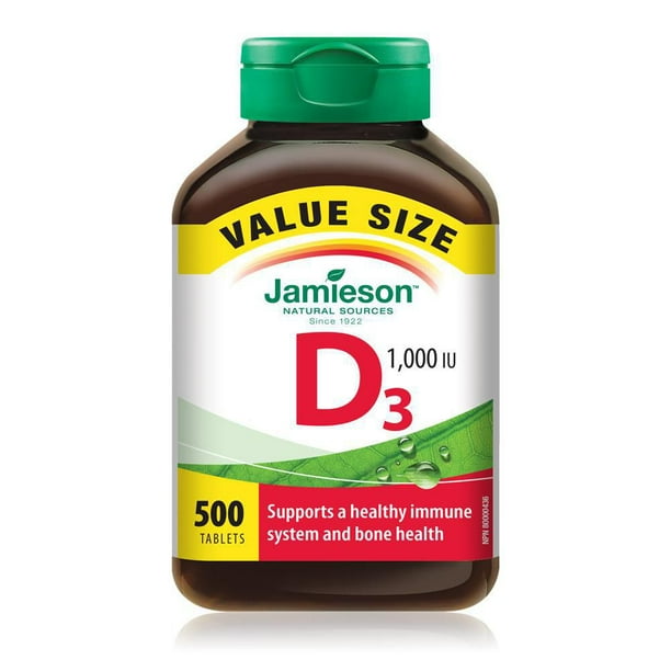 Jamieson JMS Vitamin D 1,000IU 500's 500D 1,000IU