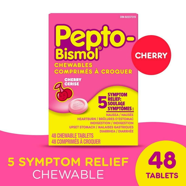 PEPTO BISMOL TB CHEW CHERRY 48 TABLET
