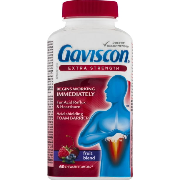 GAVISCON XST FRUITS CHEW TB 60 TAB CHEW
