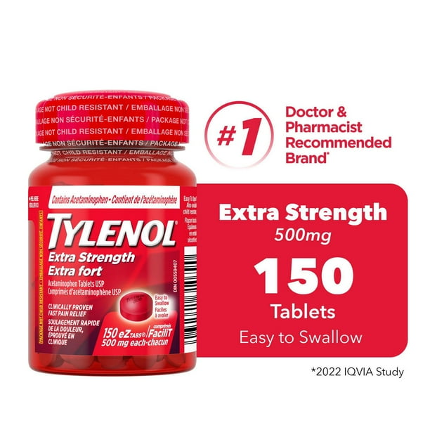 TYLENOL XST EZ EASY OPEN EZ TB 150 TABLET