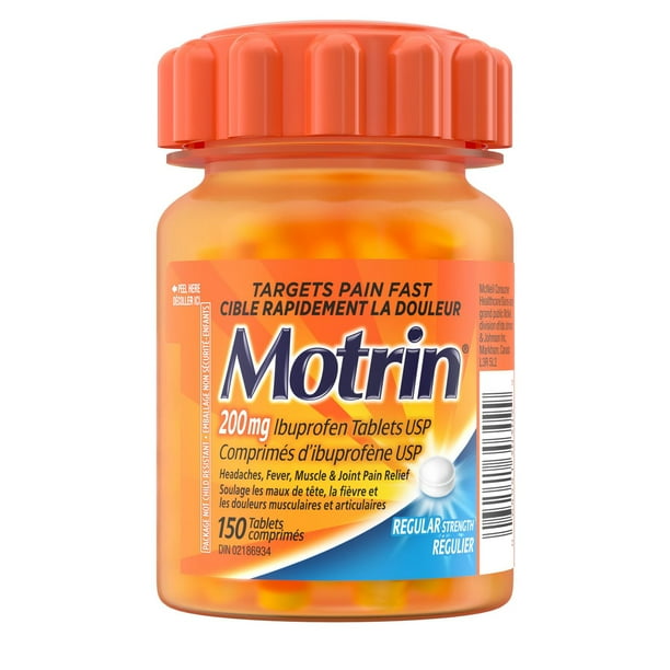 MOTRIN IBUPRO TB EASE OPEN 200MG 150 TABLET