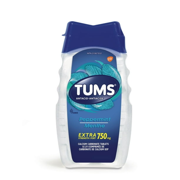 TUMS XST PEPPERMINT 100 TAB CHEW