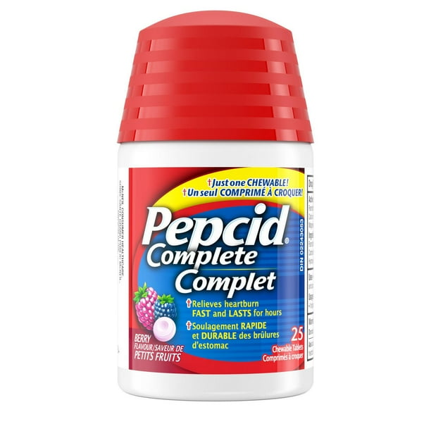 PEPCID COMPLETE CHEW TB BERRY 25 TAB CHEW