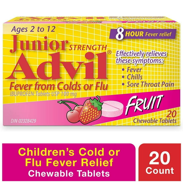 ADVIL JR FEVER BY COLF/FLU TB 20 TABLET