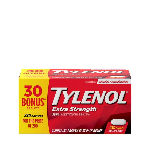 TYLENOL ES CPLT 500MG 200+30 CAPLET