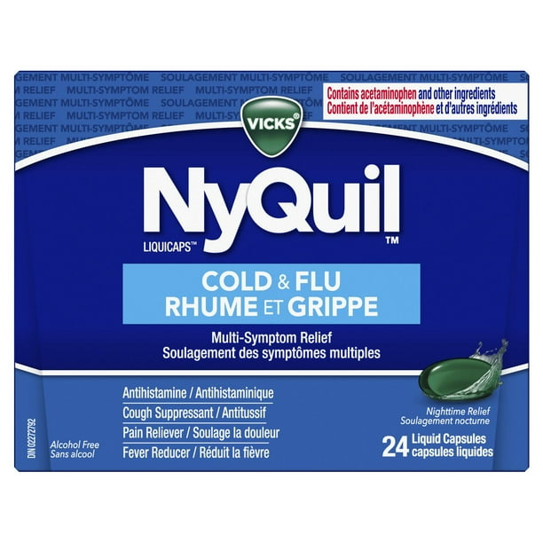 VICKS NYQUIL COLD&FLU LIQ CAPS 24