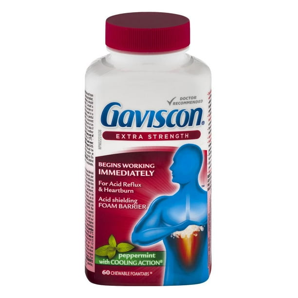 GAVISCON XST PEPPERMINT TB 60 TABLET