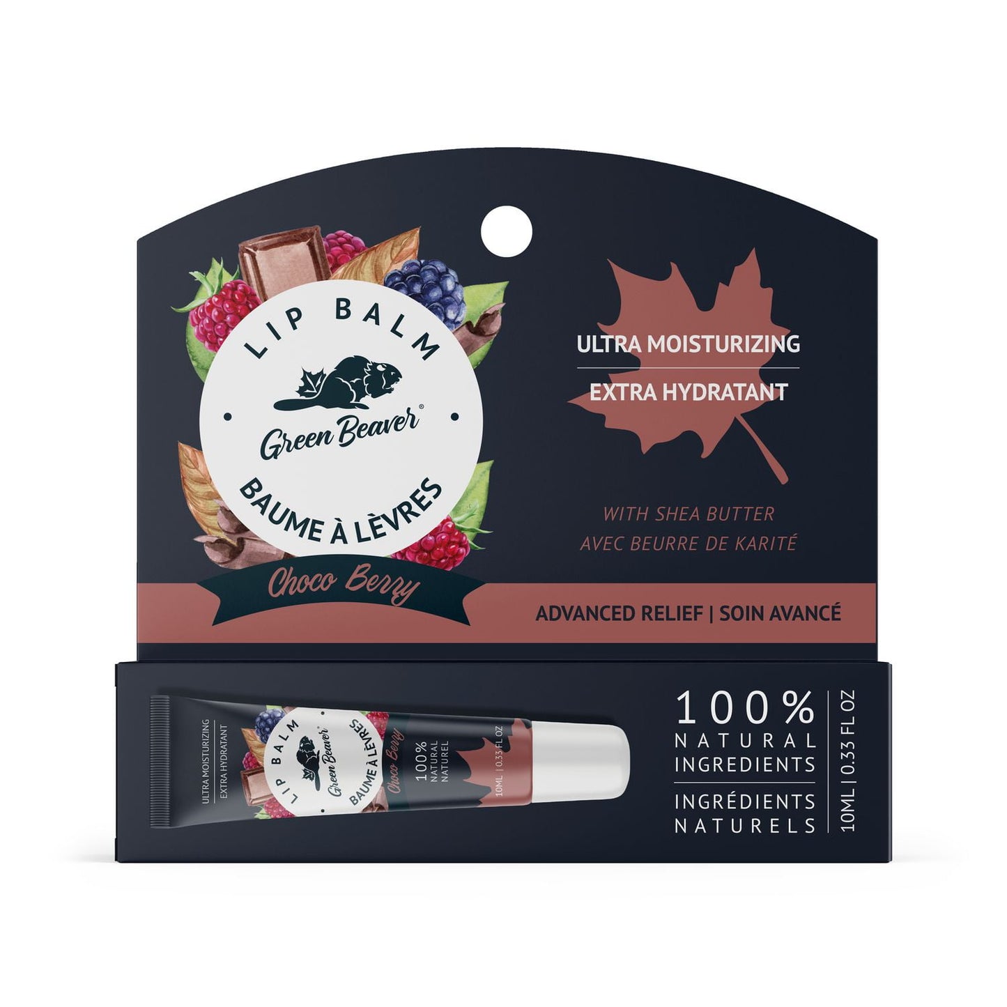 GREEN BEAVER Choco Berry Lip balm 10mL*12
